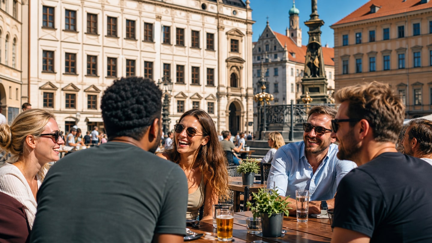 KI-generierte redaktionelle Szene zu Gay Augsburg: Treffen, Jugendangebote und Community