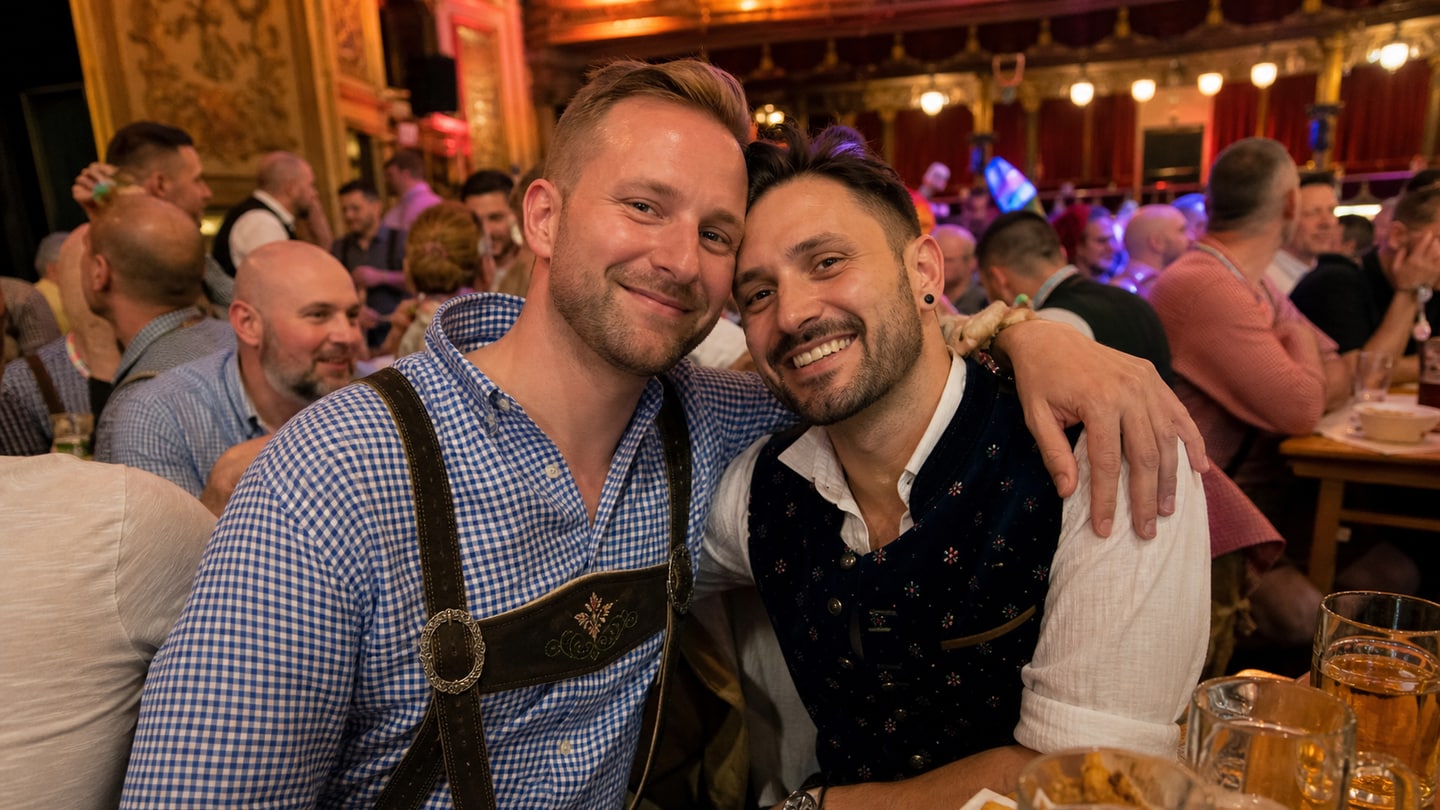 KI-generierte redaktionelle Szene zu Löwenbrunch im Oberangertheater; keine Aufnahme der Veranstaltung