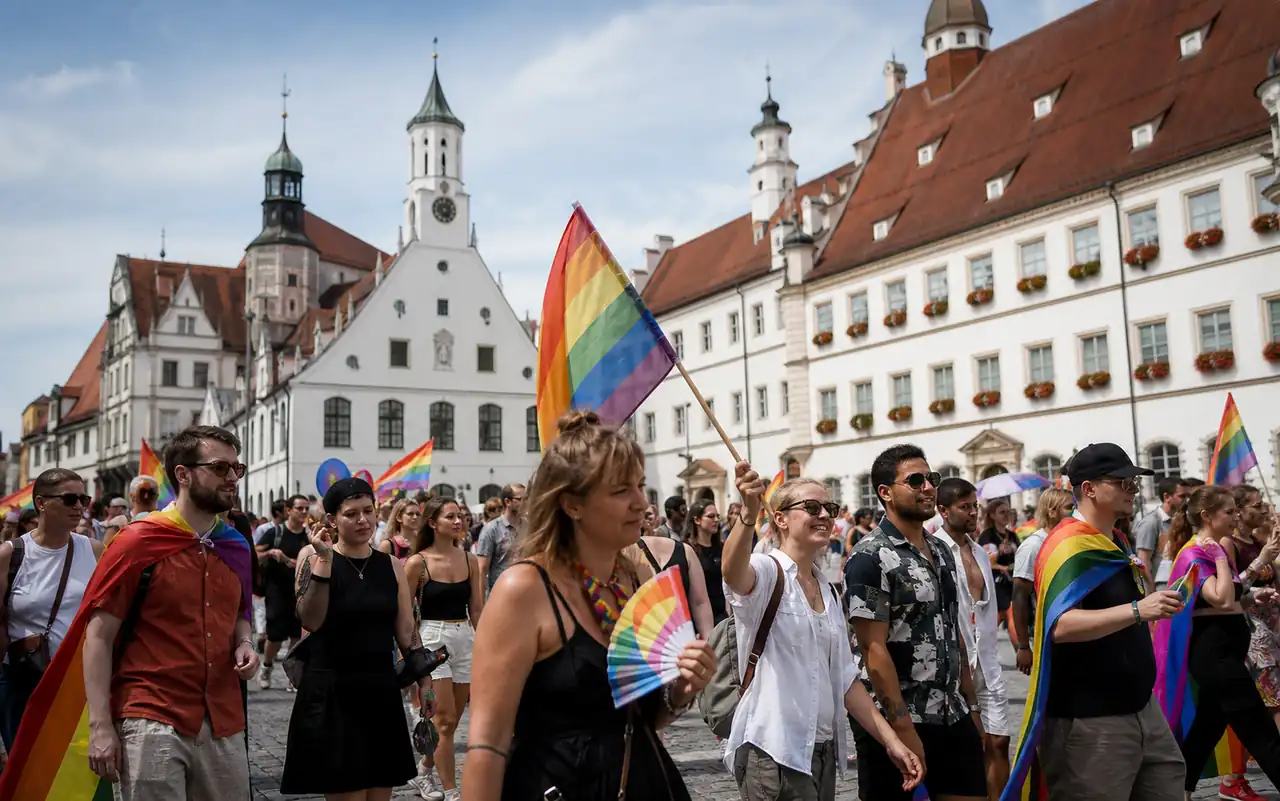 KI-generiertes redaktionelles Motiv zu CSD Ingolstadt 2026 in Ingolstadt