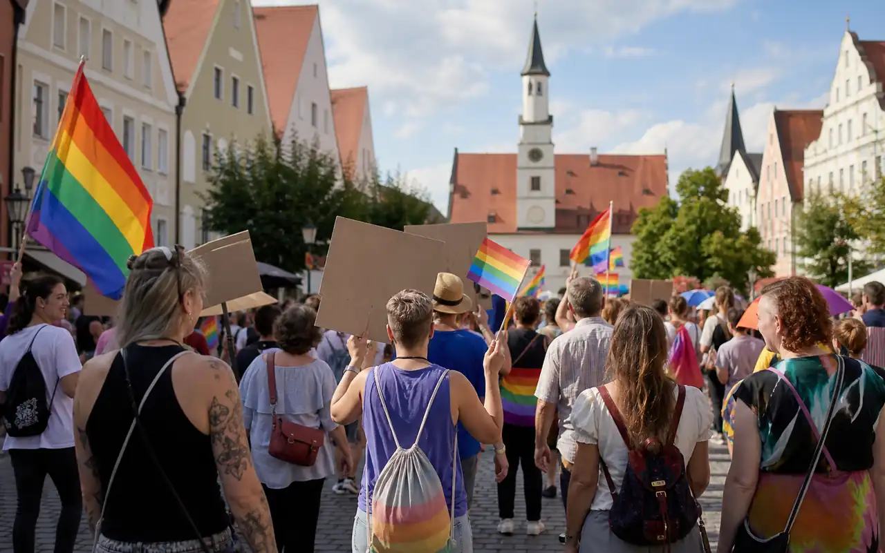 KI-generiertes redaktionelles Motiv zu CSD Pfaffenhofen 2026 in Pfaffenhofen a. d. Ilm