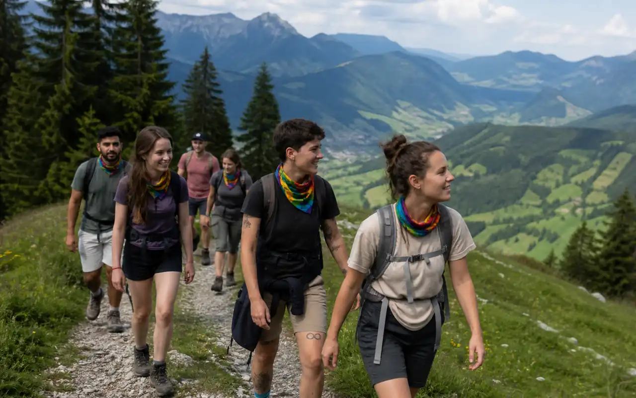 KI-generiertes redaktionelles Motiv zu GOC PrideHike 2026 in Rosenheim