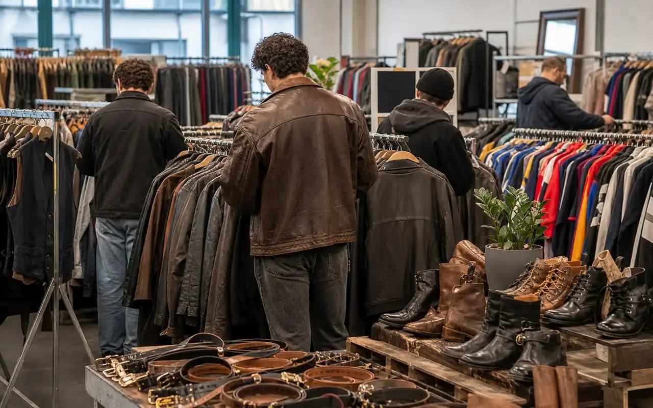 KI-generiertes redaktionelles Motiv zu MLC Fetisch-Flohmarkt in München