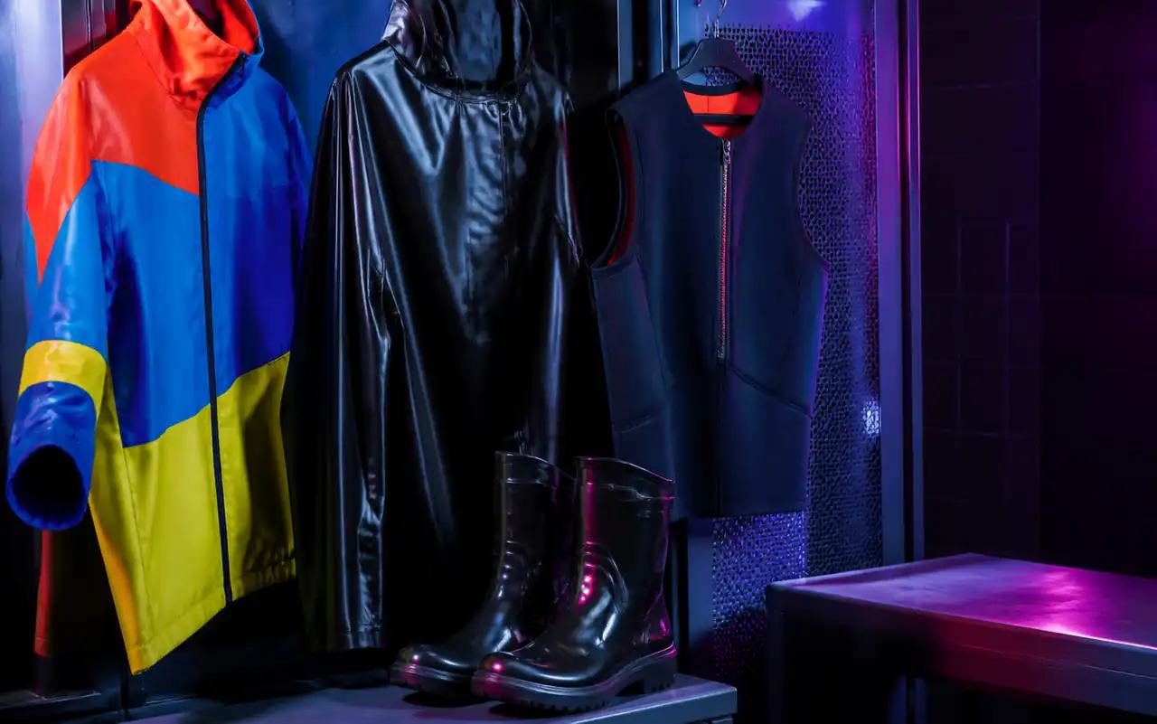 KI-generiertes redaktionelles Motiv zu Sports, Rubber, Neoprene & PVC in München